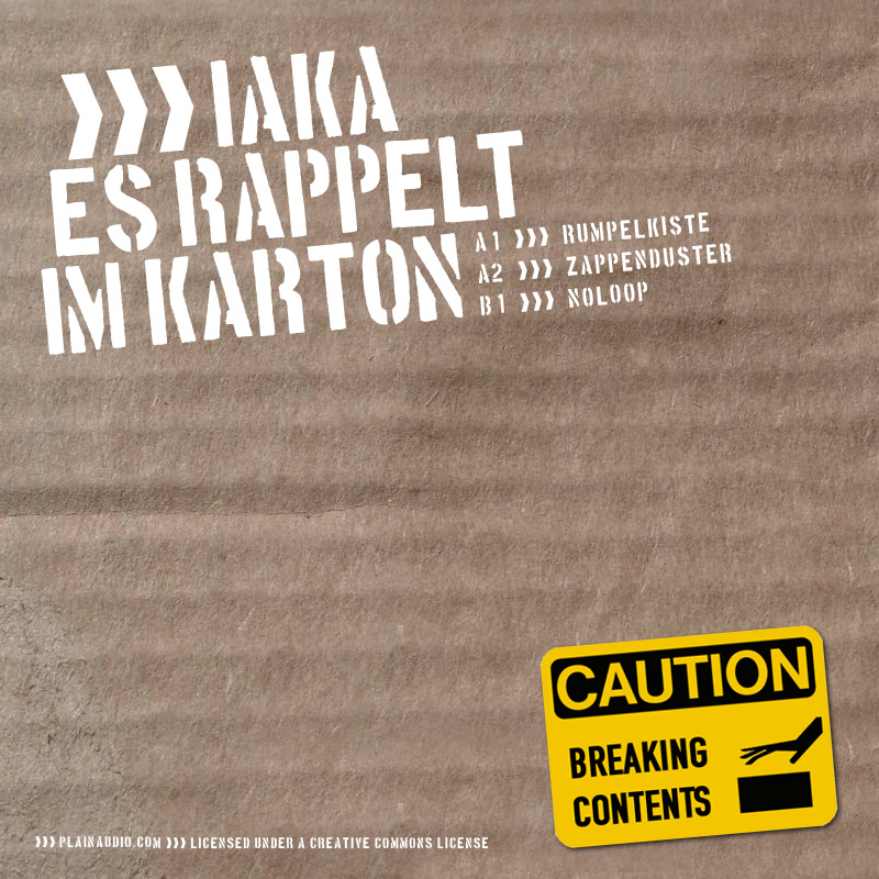 Listen to Iaka – »Es rappelt im Karton« (Plainaudio Netlabel)