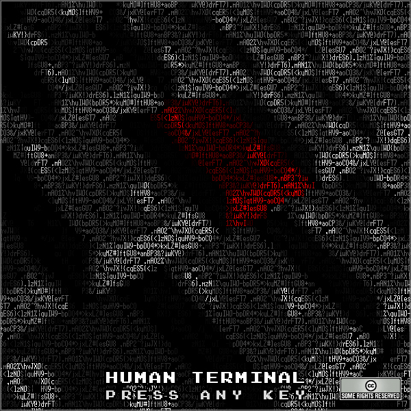 Human Terminal – »Press any Key« (Rec72 Netlabel)